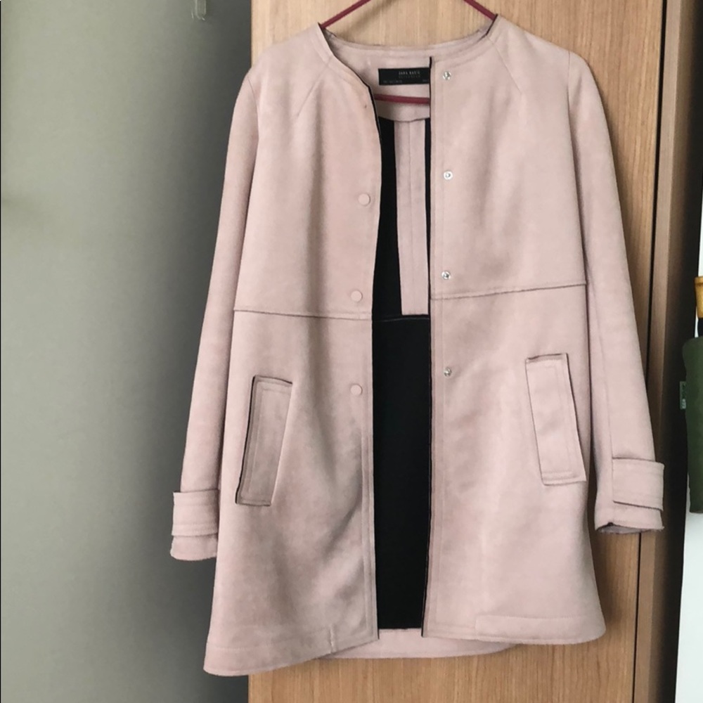 Lightly Used Zara Baby Pink Coat